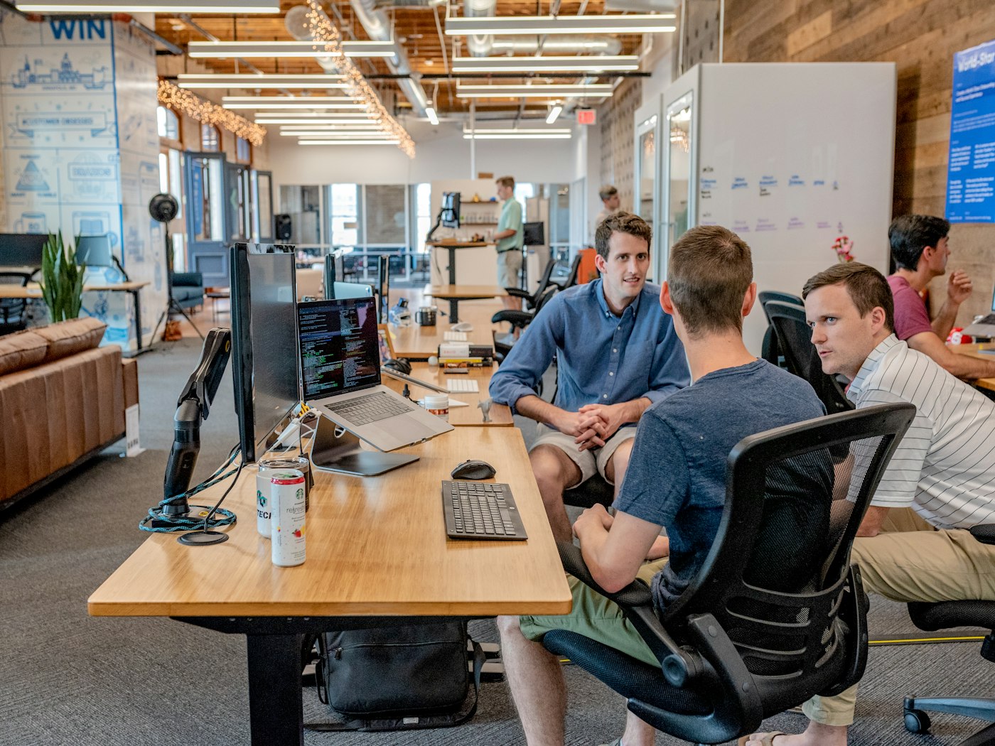 Desks and workspaces