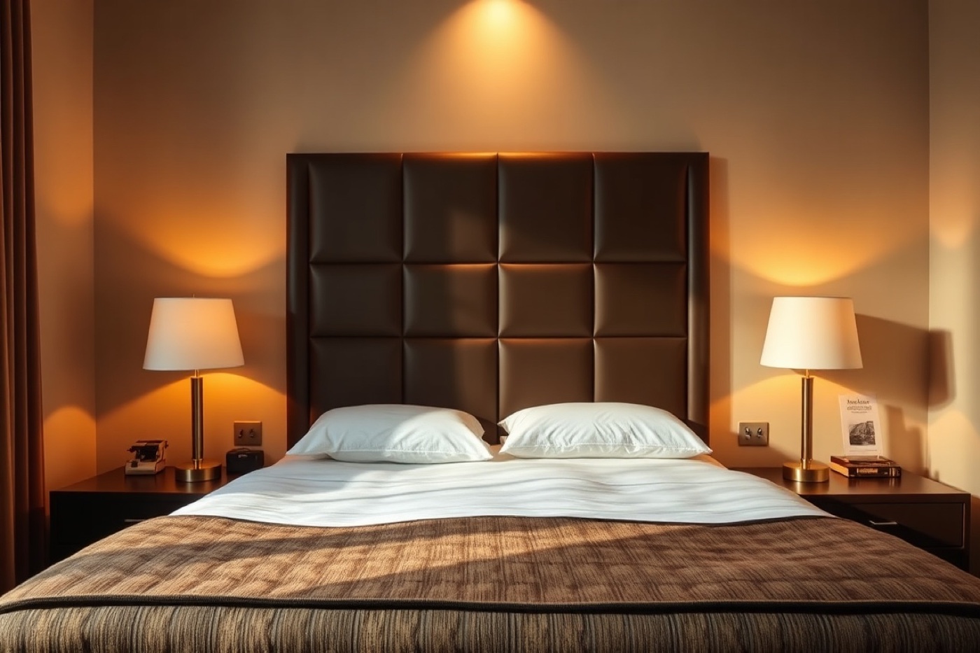 Beds made, room aired